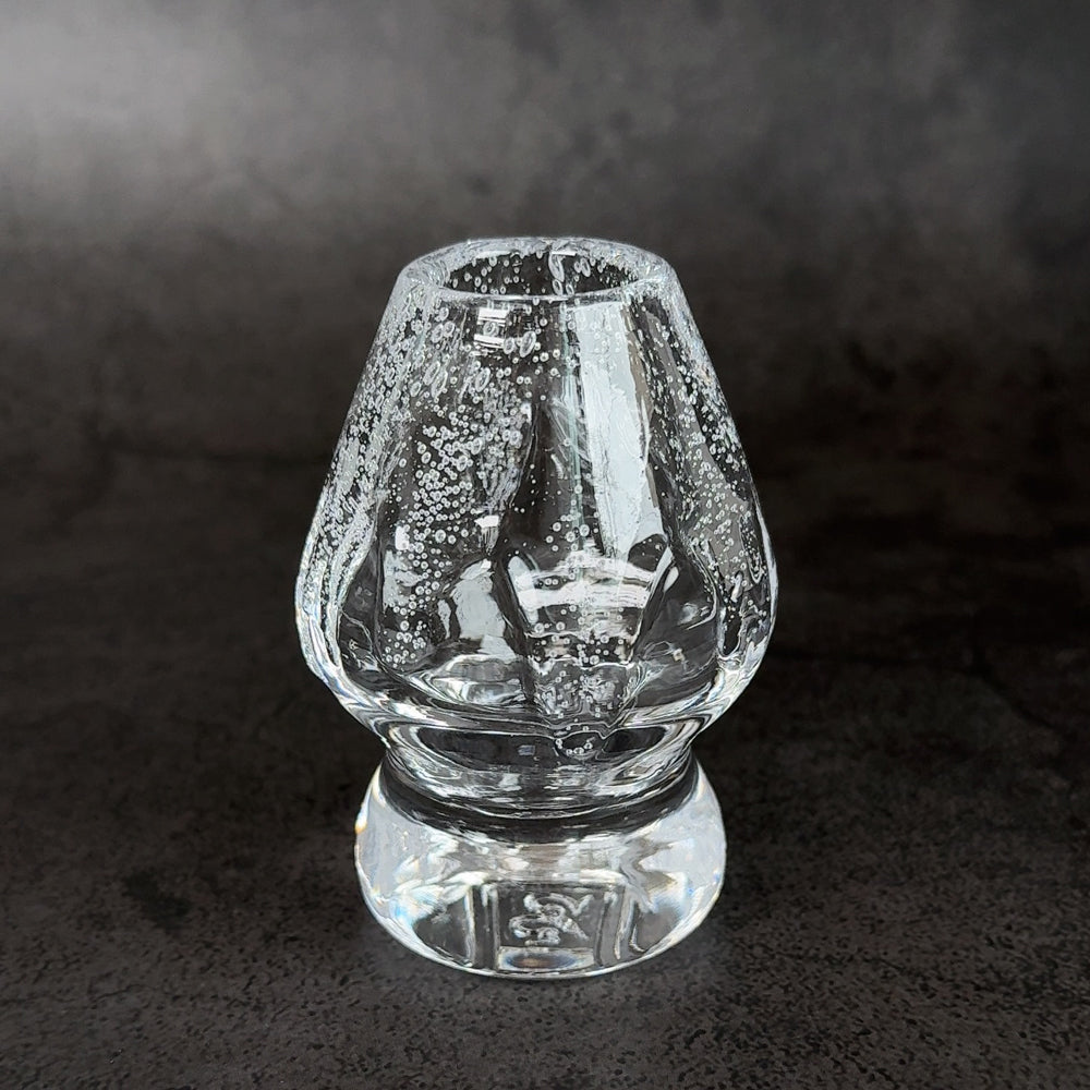 Foam Glaze Glass Chasen Holder