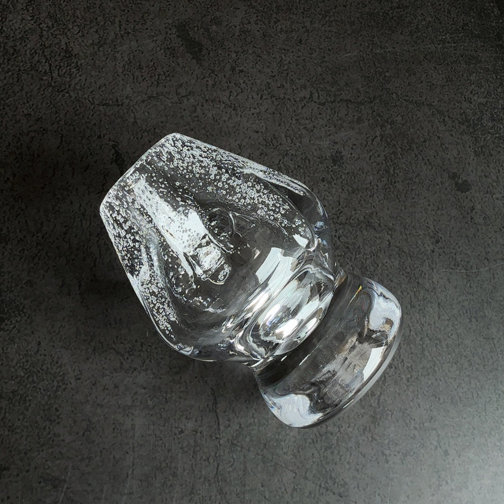 Foam Glaze Glass Chasen Holder
