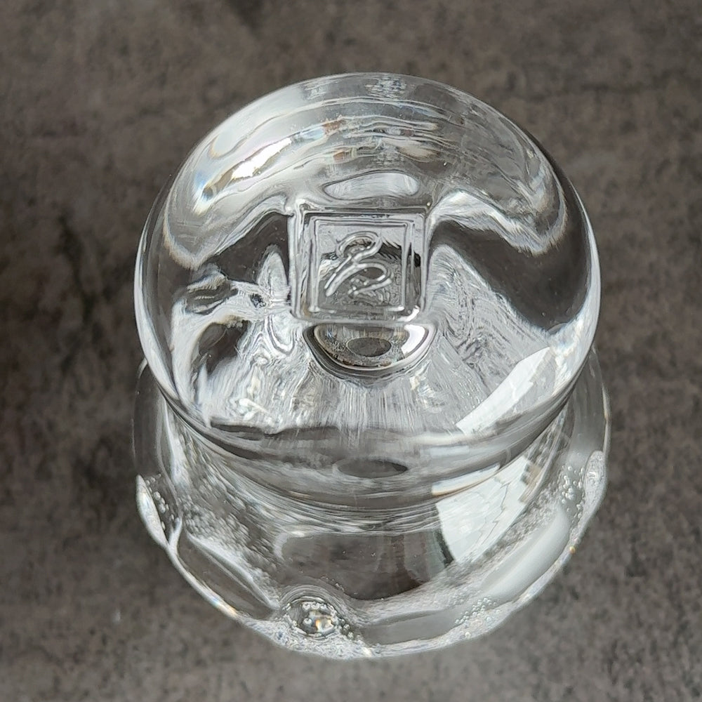 Foam Glaze Glass Chasen Holder