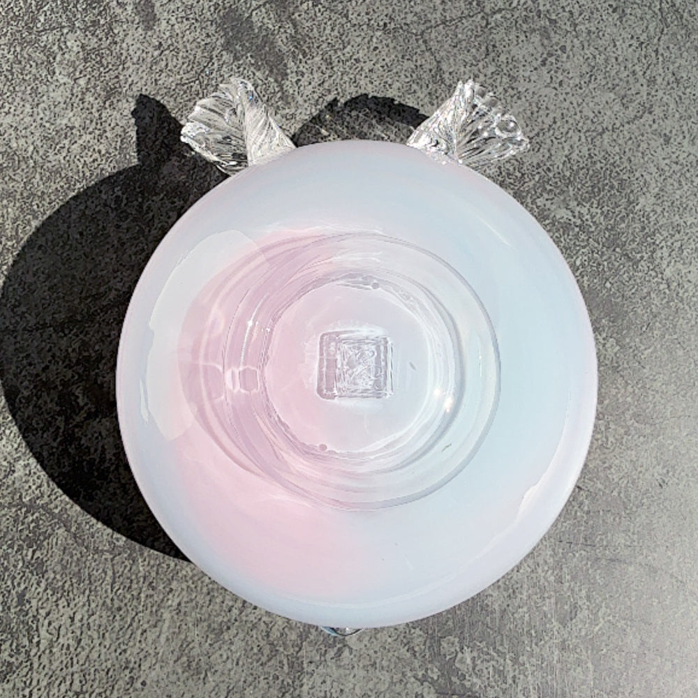ชามมัทฉะ Angel Wing แบบมีปากเท – ลายหินอ่อน 2 สี