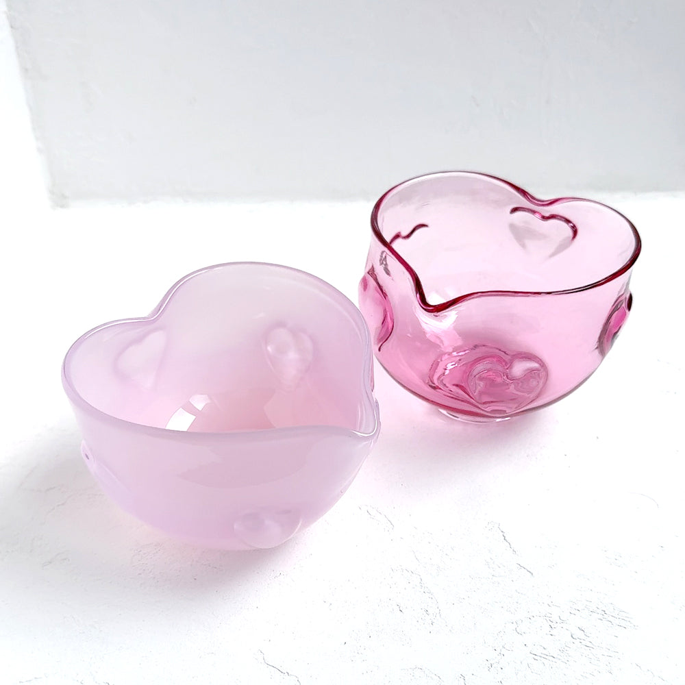紅恋3Dハート・片口抹茶茶碗