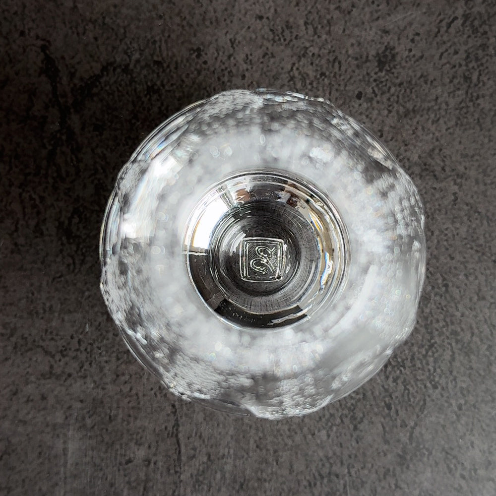 Foam Glaze Glass Chasen Holder