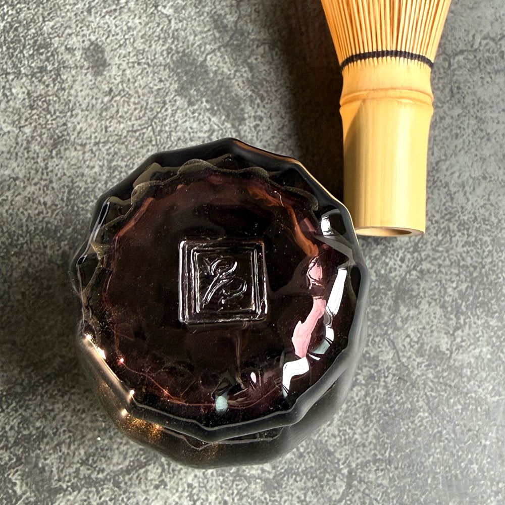 【3-piece set】Mystic Black Matcha Set – Gold Powder